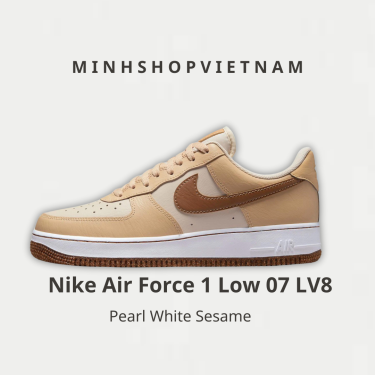 Cityculture.vn - Giày Nike Air Force 1 Low 07 LV8 Pearl White Sesame ...