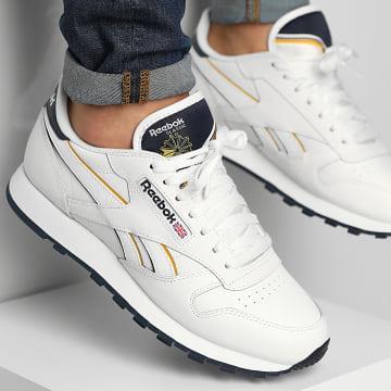 reebok cl leather white