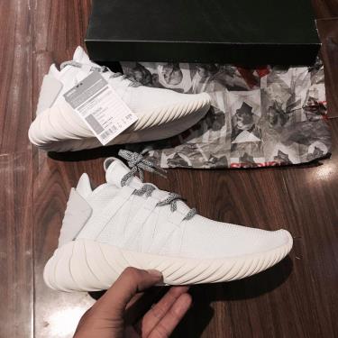 adidas tubular cream white