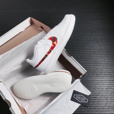 -850K Hàng Chính Hãng Nike Sky Force 3/4 White Red Camo Swoosh 2021**