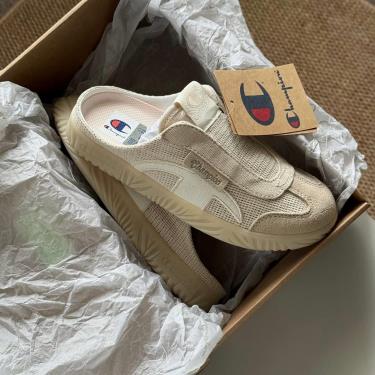 Giày CHAMPION T-TRAINER MULE ''Beige'' [U5BFASW01F1] - Image 1