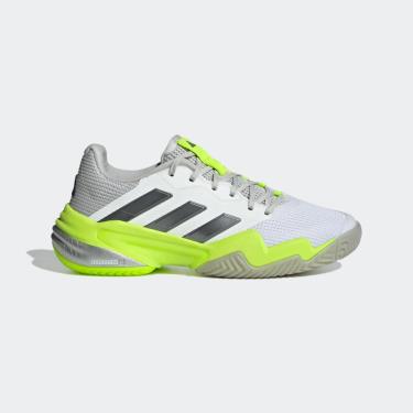 Giày Adidas Barricade 13 ‘'Cloud White Iron Metallic'’ Training / Pickleball / Tennis [IH0514] - Image 1