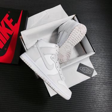 Giày Nike Dunk High Retro White Vast Grey [DD1399 100]