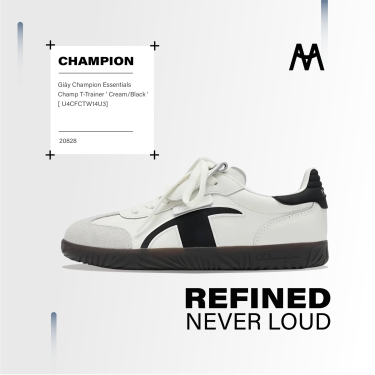 Giày Champion Essentials Champ T-Trainer ' Cream/Black ' [ U4CFCTW14U3] [U5A5AFCTW15U3] [UFCTM15U3] [U5CFCTW12U3] - Image 1