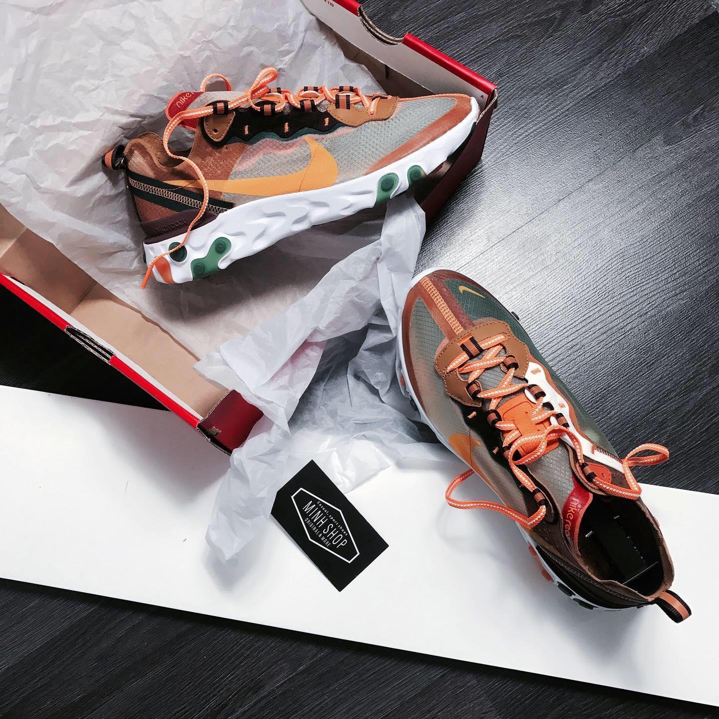 nike react element orange peel