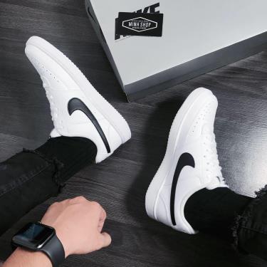 Hàng Chính Hãng Nike Court Vision Low White/Black LOGO 2021** CD5465 101 Hàng Chính Hãng Nike Court Vision Low White/Black LOGO 2021** CD5465 101