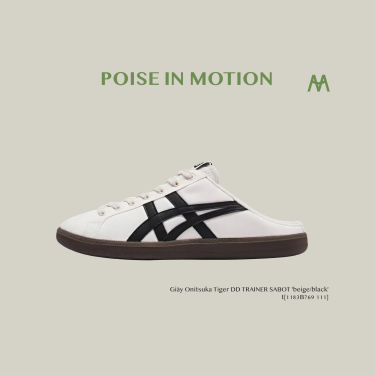 Giày Onitsuka Tiger DD TRAINER SABOT 'beige/black'  [1183B769 111]
