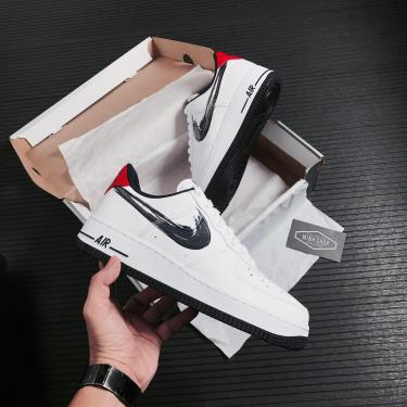 Hàng Chính Hãng Nike Air Force 1 Low Brushstroke White Black 2021** Hàng Chính Hãng Nike Air Force 1 Low Brushstroke White Black 2021**