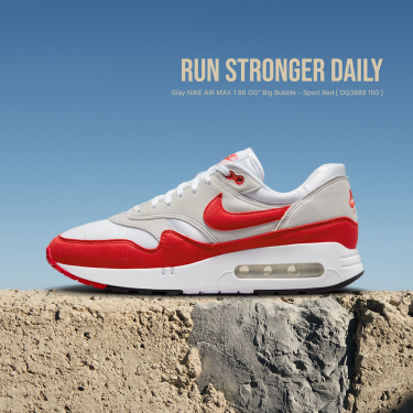 Giày NIKE AIR MAX 1 86 OG” Big Bubble – Sport Red [ DQ3989 100 ] - Image 1