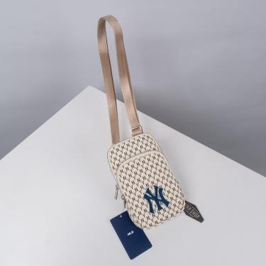 Túi MLB Monogram Mini Cross Bag New York Yankees  White  [32BGDK111 50I] [ O ]
