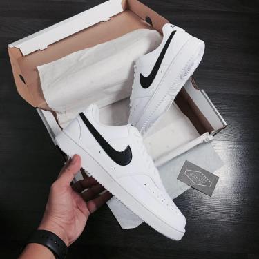 Hàng Chính Hãng Nike Court Vision Low White/Black LOGO 2021** CD5465 101 Hàng Chính Hãng Nike Court Vision Low White/Black LOGO 2021** CD5465 101