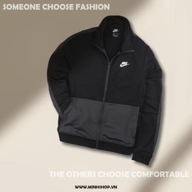 Áo Khoác Jacket Nike Solid Men Black/Grey** [928110 011]