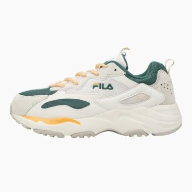 sale up45% BLACK SALE Giày Fila Ray Tracer Begie/Green/Yellow [1im00003-143]
