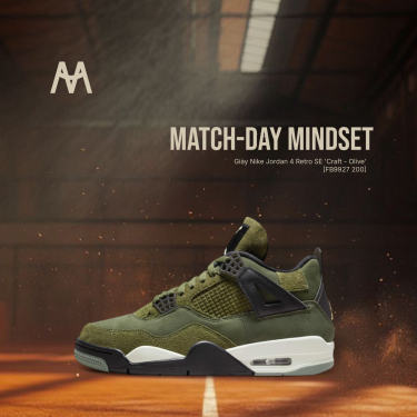 Giày Nike Jordan 4 Retro SE 'Craft - Olive' [FB9927 200] - Image 1