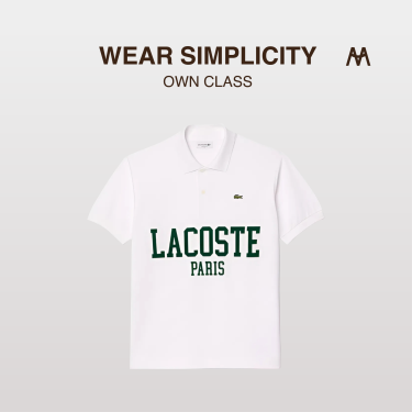 Áo Polo Lacoste Flocked ''White'' [PH7419 51 001]