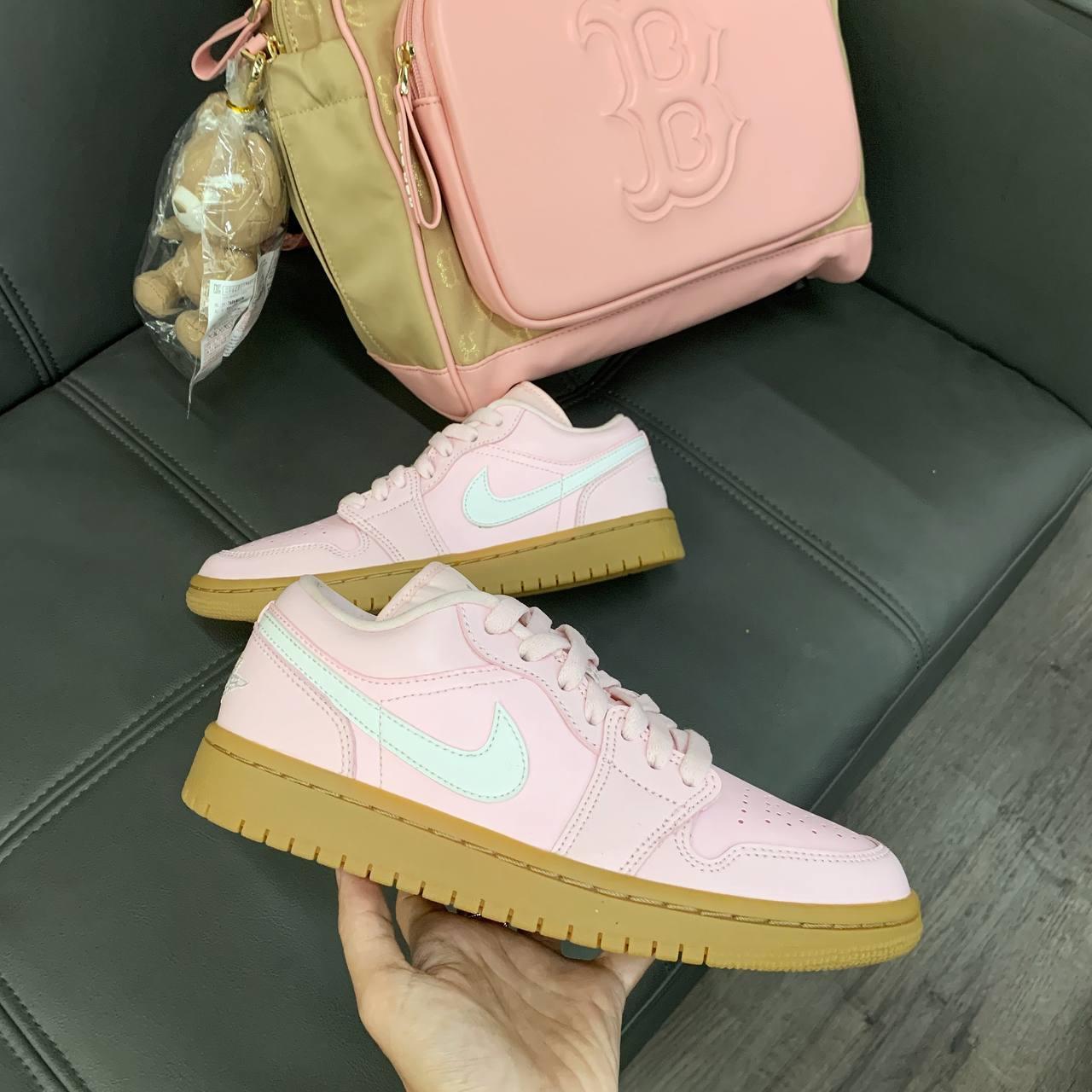 air jordan 1 low gum pink