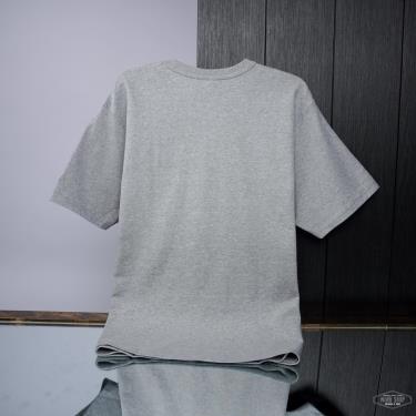 Áo Thun Champion Heritage Embroidered Script Logo Grey