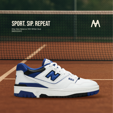 Giày New Balance 550 White/ blue [BB550SN1]
