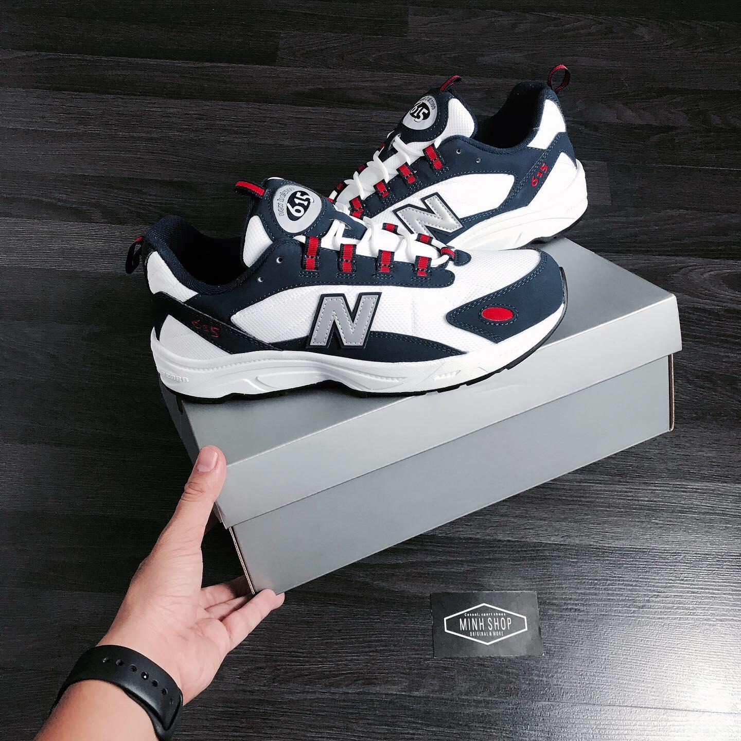 New balance 615 on sale white