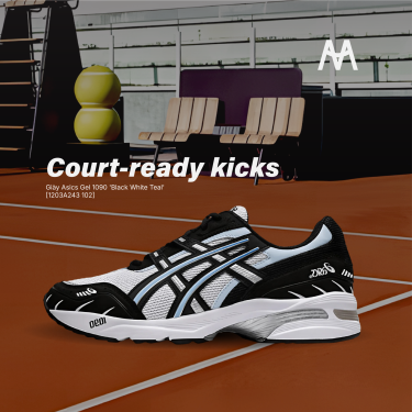 Giày Asics Gel 1090 'Black White Teal' [1203A243 102]