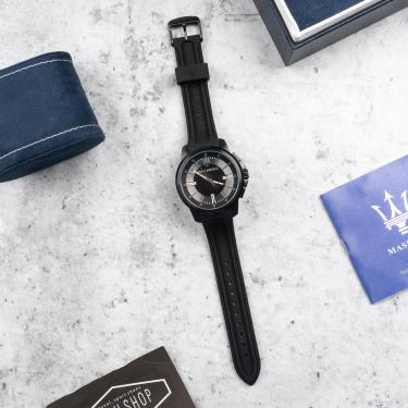 Hàng Chính Hãng Maserati Sfida Black Silver Watch 2021** Hàng Chính Hãng Maserati Sfida Black Silver Watch 2021**