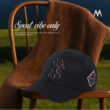 Nón MLB Diamond Structure  New York Yankees ss23 [ 3acp8501n 50bks ]