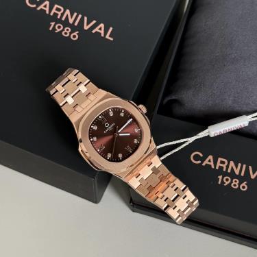 Đồng Hồ Carnival ''Dark Brown'' [8160L]