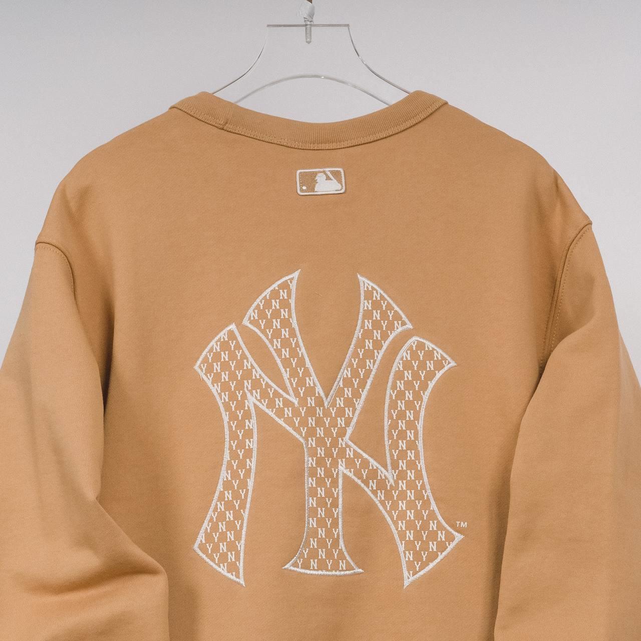 Minhshopvn  Áo Sweater MLB Monogram Logo Overfit Sweatshirt New York  Yankees 3amtm0124 50gns