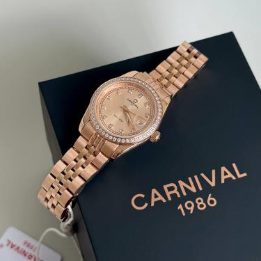 Đồng Hồ I&W Carnival Japan Quartz Sapphire ''Brown Gold'' [8131L2] - Image 1