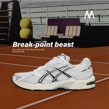 Giày ASICS Gel-1130 'White Cloud Grey' [1201A256 118] Training / Pickeball / Tennis - Image 1