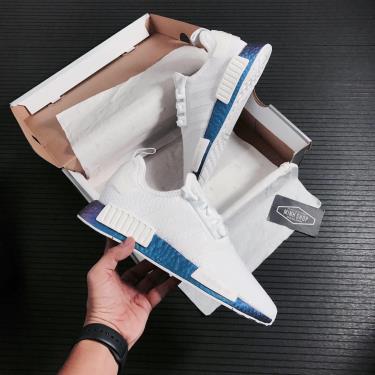 only 42.5 -40% Giày Adidas NMD R1 Silver Metallic /White ** [FV5344]