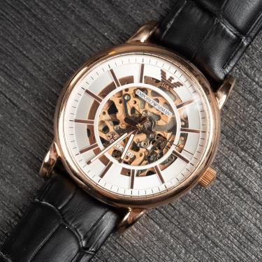 🆘🆘 GIỚI HẠN Hàng Chính Hãng Emporio Armani Watch Rose Gold/BLack 2021** AR60007 gioi-han-hang-chinh-hang-emporio-armani-watch-rose-gold-black-2021-ar60007