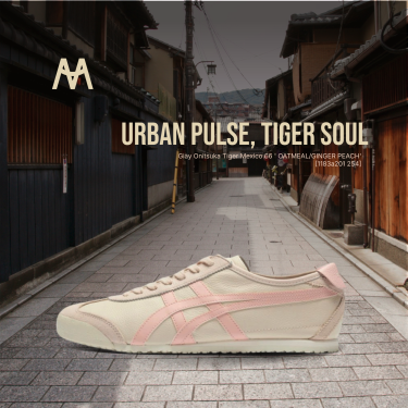 Giày Onitsuka Tiger Mexico 66 ' OATMEAL/GINGER PEACH' [1183a201 254] [O]
