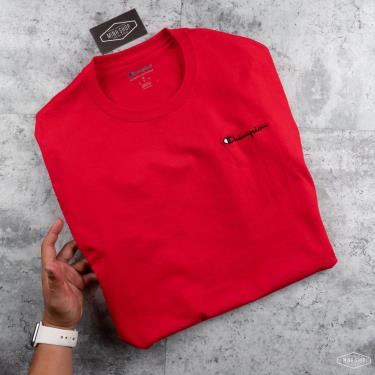 OFF~50%  Áo Thun Champion Embroidered Script Logo Red/Black