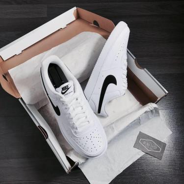 Hàng Chính Hãng Nike Court Vision Low White/Black LOGO 2021** CD5465 101 Hàng Chính Hãng Nike Court Vision Low White/Black LOGO 2021** CD5465 101