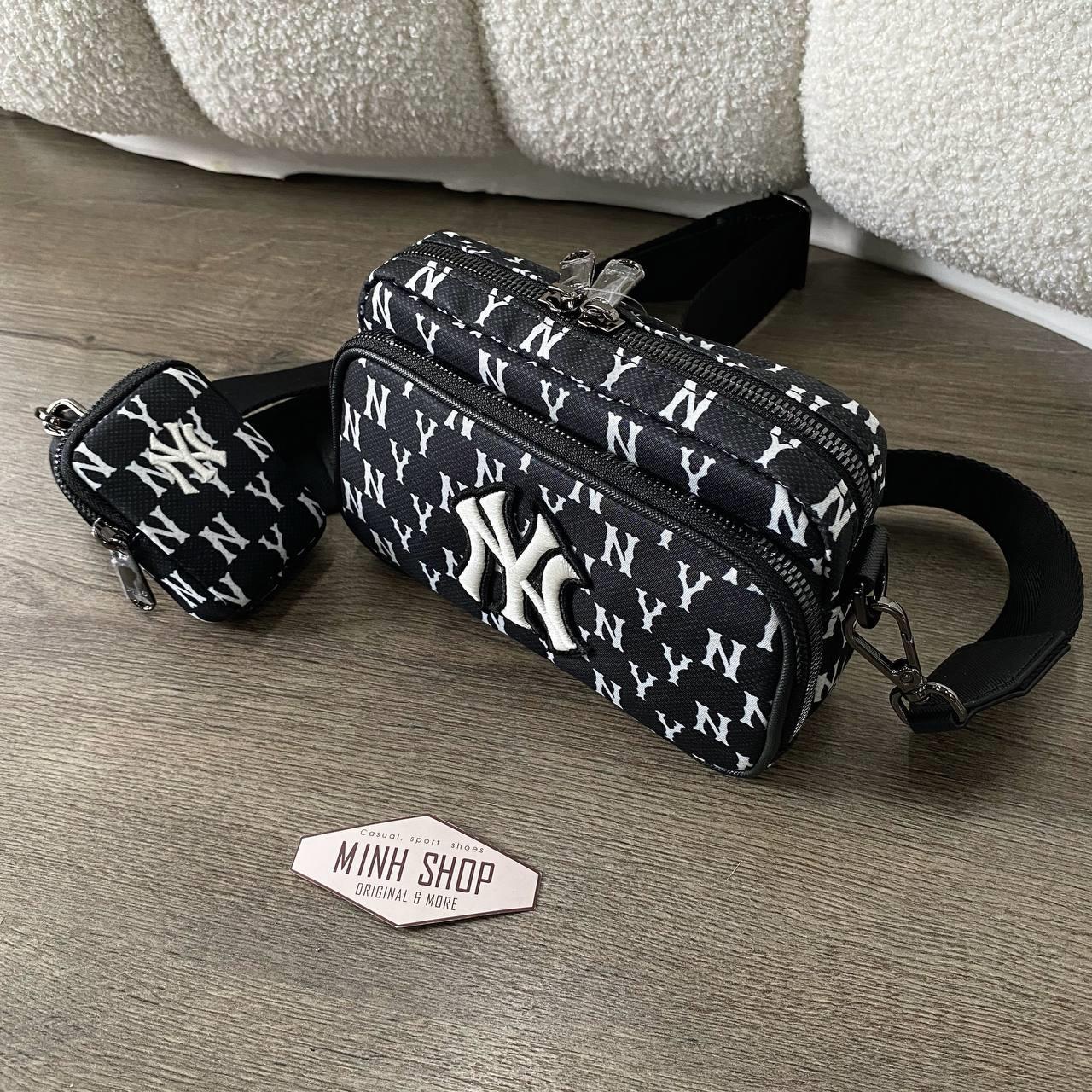 MLB Monogram Mini New York Yankees/Boston Cross Bag Crossbody Bag Shoulder  Bag