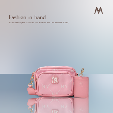 Túi MLB Monogram JQD New York Yankees Pink [7ACRMD45N 50PKL] - Image 1