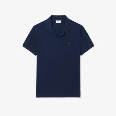 Áo Polo Lacoste Classic Fit Open Neck Paris ''Navy'' [PH0084 51 166 ] - Image 1