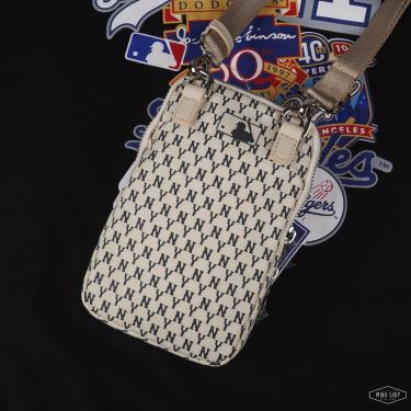 Túi MLB Monogram Mini Cross Bag New York Yankees  White  [32BGDK111 50I] [ O ]