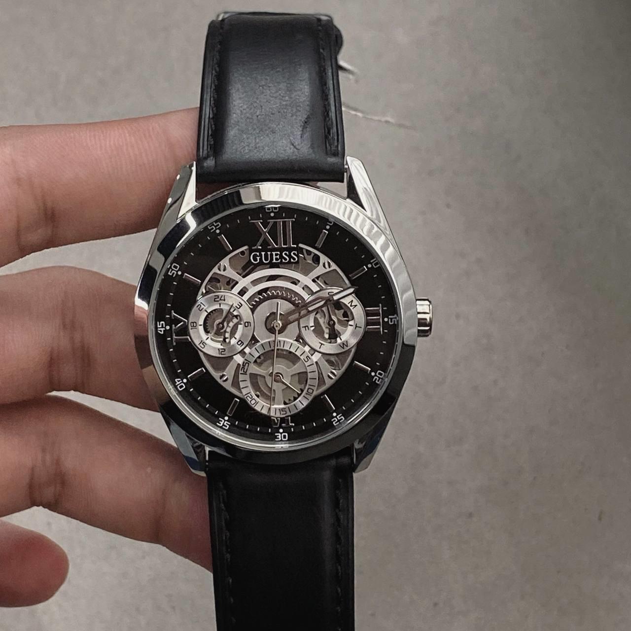 Đồng hồ [GW0389G1] Minhshop.vn Multifunction Black TAILOR - Leather Guess