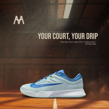 Giày Nike Zoom Vapor Pro 3 ''Glacier Blue'' [FZ2158 400] Training / Pickeball / Tennis - Image 1