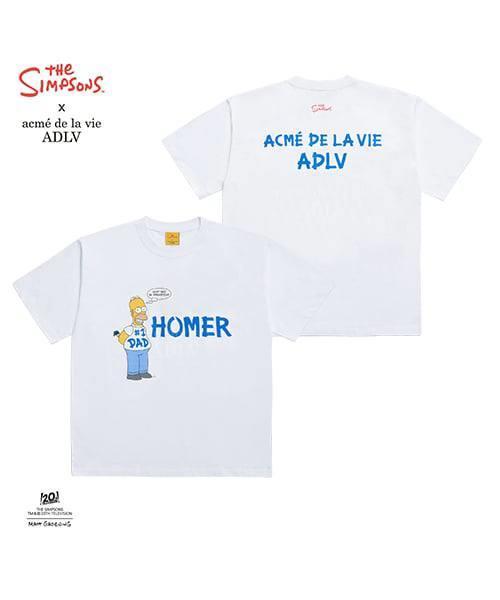 Áo thun ADLV x SIMPSONS - Paint Homer White Tee – Dope Shop 