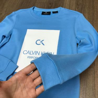 70% Áo cực xịn  Áo Sweatshirt Calvin Klein Performance Blue **[00gws9w370 478]