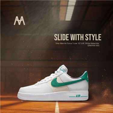 Giày Nike Air Force 1 Low '07 LV8 'White Malachite' [DM0109 100]