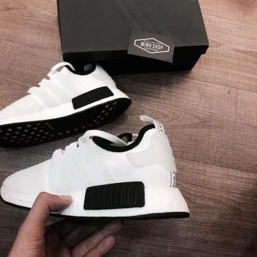 Adidas Nmd R1 White Black Pk 2019 - Minhshop.Vn