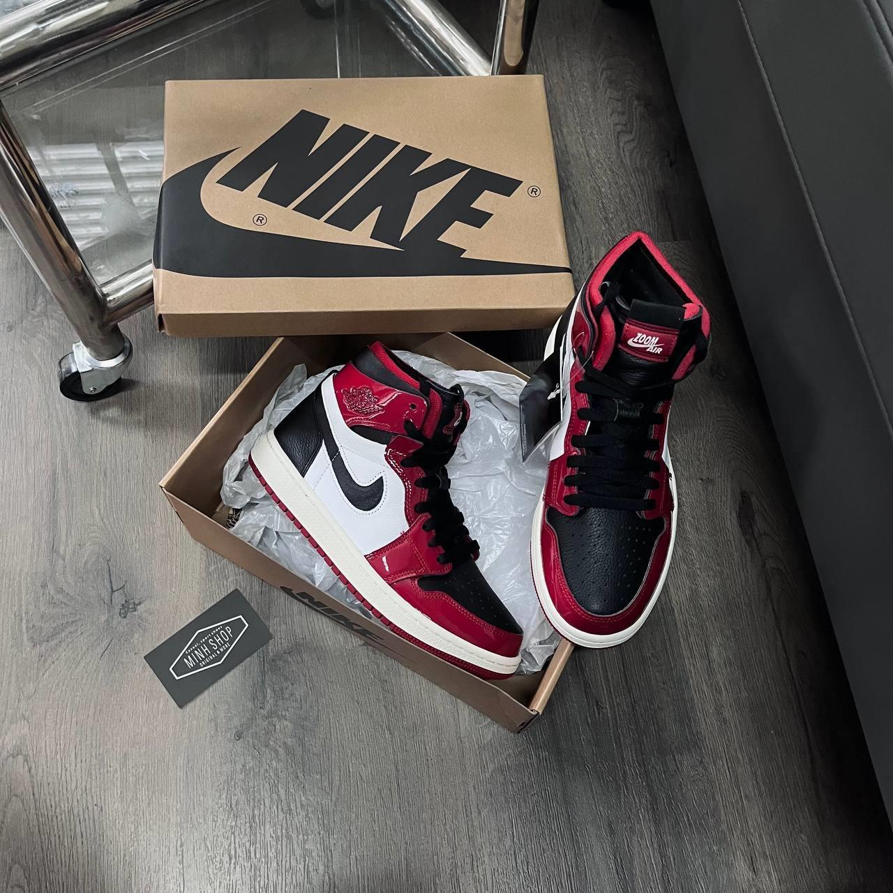 Minhshop.vn - Giày Nike Jordan 1 High Zoom Air CMFT Patent Chicago