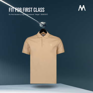 Áo Polo Burberry Logo Embroidered ''Begei'' [8083157] - Image 1
