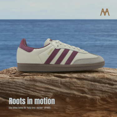 Giày Adidas Samba OG ''Putty Grey / Maroon'' [ID1482] - Image 1