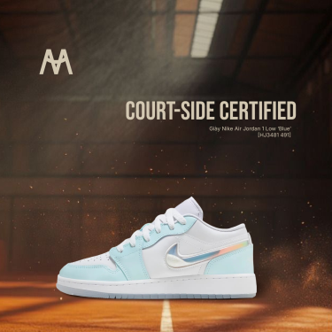 Giày Nike Air Jordan 1 Low ‘Blue’ [HJ3481 491] - Image 1