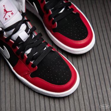🆘 NEW 🆘 Giày Nike Jordan 1 Mid Gym Red Black ** [BQ6472 601]